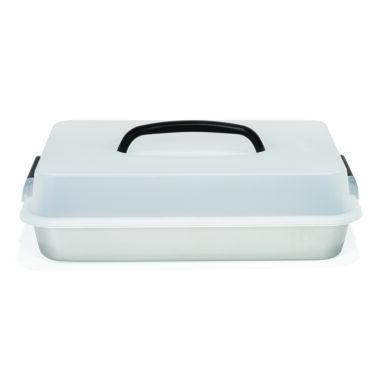 Bak- en braadslede met draagdeksel